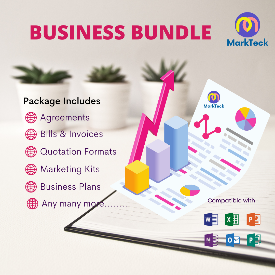 Business Bundle : Customizable Biz Templates | Markteck